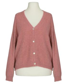 Strickjacke mit Alpaka in  rosenholz von Made in Italy (Bild 1)