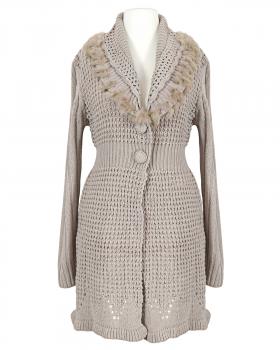 Strickjacke mit Cashmere in  beige von Spaziodonna (Bild 1)