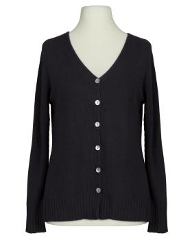 Strickjacke mit Cashmere in  schwarz von Made in Italy (Bild 1)