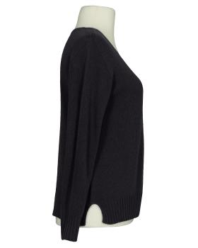 Strickjacke mit Cashmere in  schwarz von Made in Italy (Bild 2)