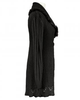 Strickjacke mit Cashmere in  schwarz von Spaziodonna (Bild 2)