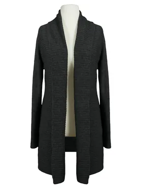 Strickjacke mit G�rtel in  anthrazit von Louise Orop (Bild 2)