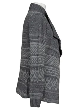 Strickh�lle mit Muster in  grau von Montan (Bild 2)