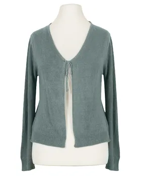 Strickjacke mit Spitze in  lindgr�n von Pronto Moda (Bild 1)