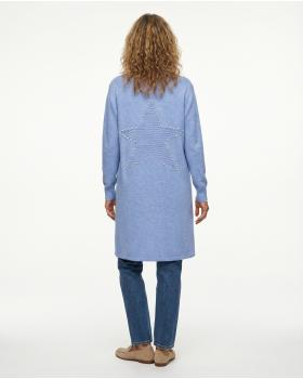 Strickjacke mit Stern in  hellblau von M & V (Bild 5)