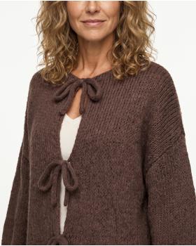 Strickjacke Oversize in  braun von Made in Italy (Bild 4)
