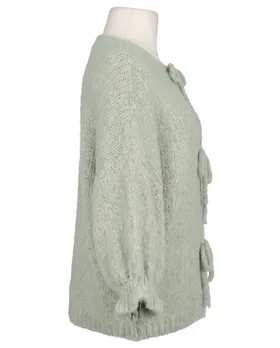 Strickjacke Oversize in  mint von Made in Italy (Bild 2)