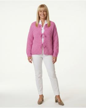 Strickjacke Oversize in  pink von Monday Afternoon (Bild 3)