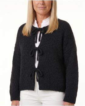 Strickjacke Oversize in  schwarz von Monday Afternoon (Bild 4)