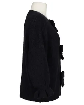 Strickjacke Oversize in  schwarz von Made in Italy (Bild 2)