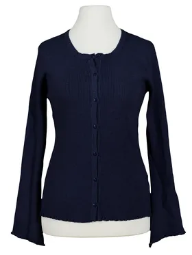Strickjacke Rippstrick in  blau von Esvivid (Bild 1)