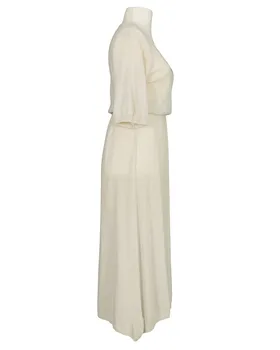 Strickkleid Baumwolle in  beige von Made in Italy (Bild 2)