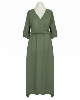 Strickkleid Maxi in Wickeloptik in  khaki von Made in Italy (Bild 1)