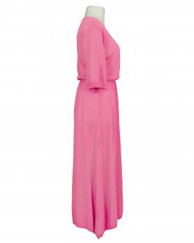 Strickkleid Maxi in Wickeloptik in  pink von Made in Italy (Bild 2)
