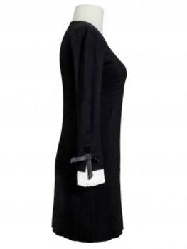 Strickkleid mit Plissee in  schwarz von Anny (Bild 2)