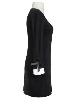 Strickkleid mit Plissee in  schwarz von Anny (Bild 2)