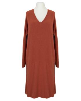 Strickkleid mit V-Ausschnitt in  rost von New Collection (Bild 1)