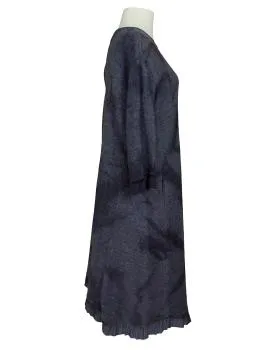 Strickkleid mit Volant in  blau von Spaziodonna (Bild 2)