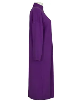 Strickkleid Stehkragen in  lila von Made in Italy (Bild 2)