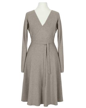 Strickkleid Wickeloptik in  braun von Made in Italy (Bild 1)