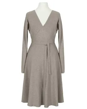 Strickkleid Wickeloptik in  braun von Made in Italy (Bild 1)