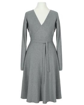 Strickkleid Wickeloptik in  grau von Made in Italy (Bild 1)