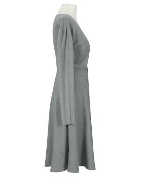 Strickkleid Wickeloptik in  grau von Made in Italy (Bild 2)