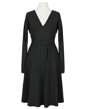 Strickkleid Wickeloptik in  schwarz von Made in Italy (Bild 1)