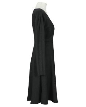 Strickkleid Wickeloptik in  schwarz von Made in Italy (Bild 2)