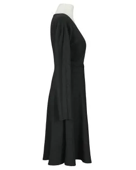 Strickkleid Wickeloptik in  schwarz von Made in Italy (Bild 2)