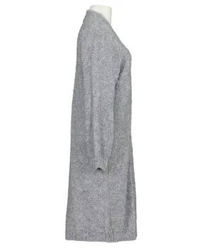 Strickmantel Boucl� in  grau von Made in Italy (Bild 2)