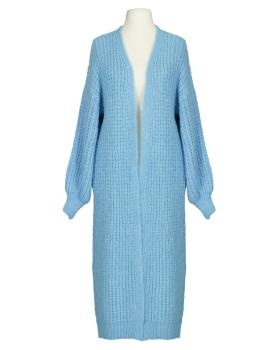 Strickmantel Grobstrick in  eisblau von Made in Italy (Bild 1)