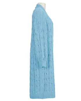 Strickmantel Grobstrick in  hellblau von Made in Italy (Bild 2)