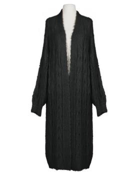 Strickmantel Grobstrick in  schwarz von Made in Italy (Bild 1)