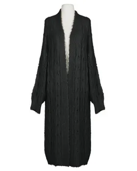 Strickmantel Grobstrick in  schwarz von Made in Italy (Bild 1)