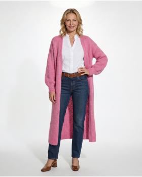 Strickmantel mit Mohair in  rosa von Monday Afternoon (Bild 2)