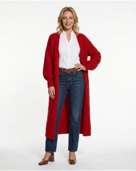 Strickmantel mit Mohair in  rot von Monday Afternoon (Bild 3)