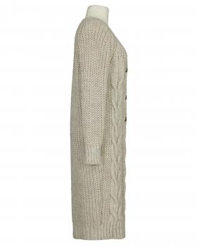 Strickmantel Zopfmuster in  beige von Made in Italy (Bild 2)