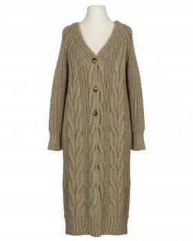 Strickmantel Zopfmuster in  camel von Made in Italy (Bild 1)