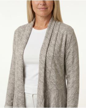 Sweatjacke Jersey in  taupe von Carla Giannini (Bild 4)