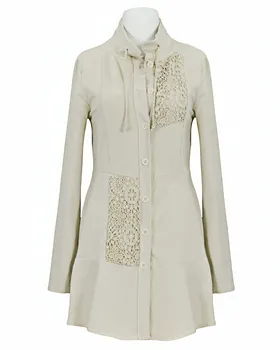 Sweatjacke mit H�kelspitze in  beige von RESTART (Bild 1)