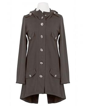 Sweatjacke mit Kapuze in  braun von ever new fashion (Bild 1)