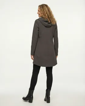Sweatjacke mit Kapuze in  braun von ever new fashion (Bild 4)