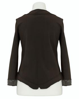 Sweatjacke mit Pailletten in  braun von RESTART (Bild 3)