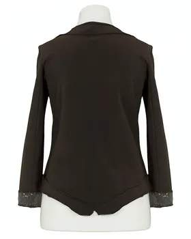 Sweatjacke mit Pailletten in  braun von RESTART (Bild 3)