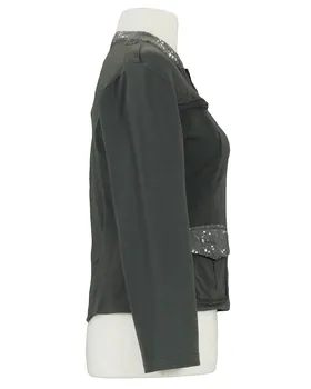 Sweatjacke mit Pailletten in  grau von RESTART (Bild 2)