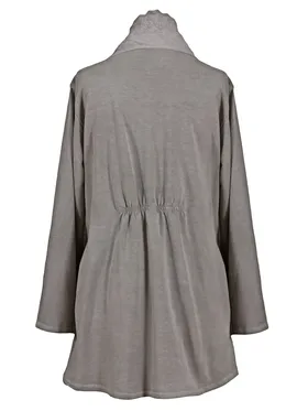 Cardigan mit Spitze in  braun von Diana (Bild 3)