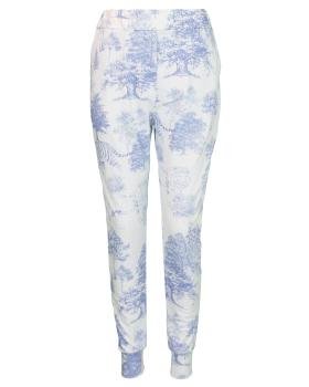 Sweatpants Floral in  blau von Made in Italy (Bild 1)