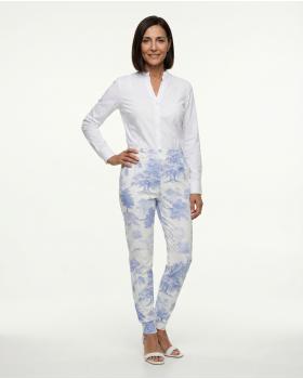 Sweatpants Floral in  blau von Made in Italy (Bild 3)