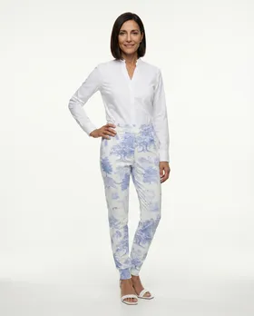 Sweatpants Floral in  blau von Made in Italy (Bild 3)